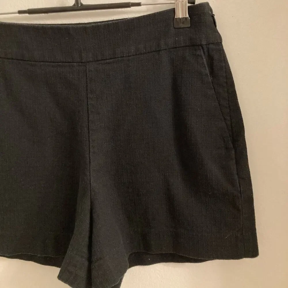 J. Crew Factory black basketweave